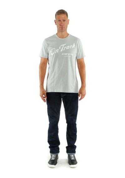 Dainese On Track Kısa Kol Tshirt Gri