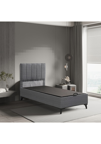 Luna Comfort Tek Kişilik Yatak Baza Başlık Set 3'lü Set Konuma Özel Teslimat 100 x 200 CM