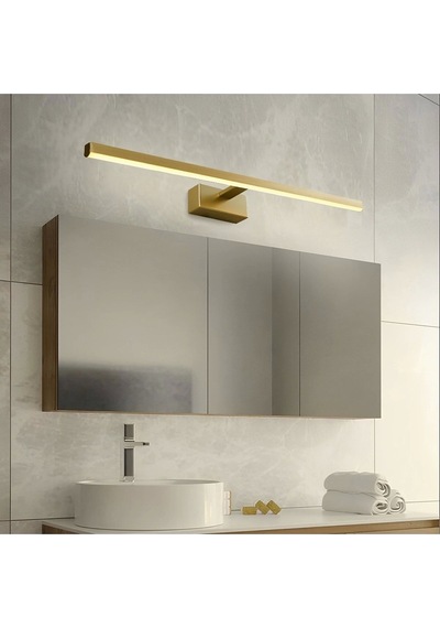 Pano Aydınlatma Gold Renkli Ledli Aplik Çok Renkli