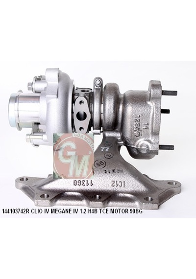 Turbo Sarj Clıo Iv Megane Iv 1.2 H4b Tce Motor 90b - 144103742r-144102069r-144108035r-1441100q4e-144106073r