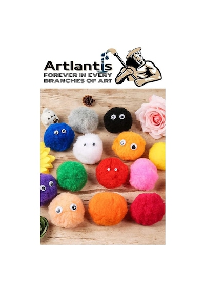 Ponpon 30 Mm 50 Li 1 Paket Karışık Renk Pon Pon 30 Mm Pompom 3 Cm Elişi Etkinliği Anasınıfı Kreş Okul Öncesi P