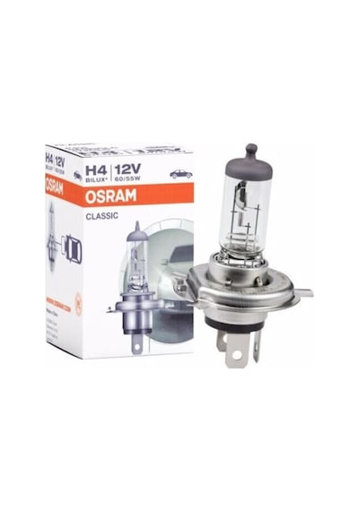 H4 Ampül Tırnaklı 12V H4 55/60W 64193CLC