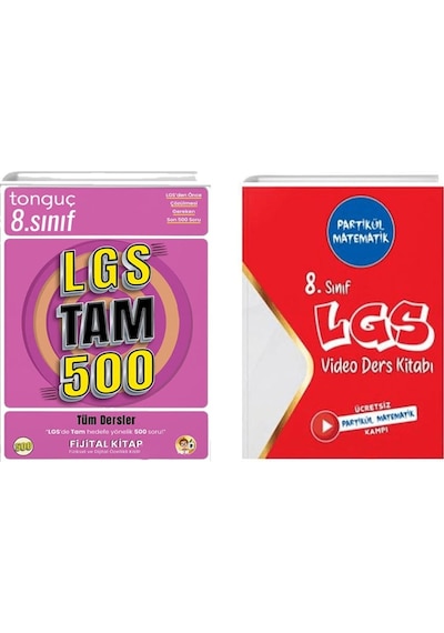 8. Sınıf Lgs 500 Tam Tüm Dersler+8. Sınıf Lgs Video Ders Kitabı