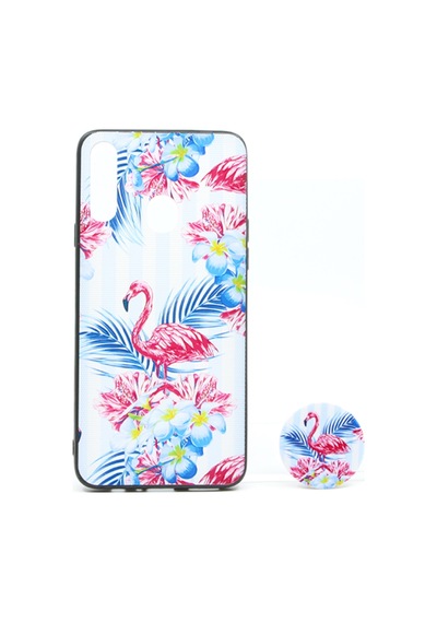 Nettech Samsung Galaxy A20s Uyumlu Desenli Popsocket Seri Arka