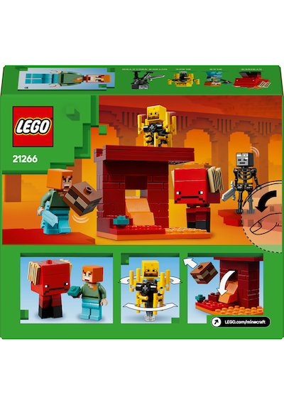 LEGO® Minecraft® Nether Lav Savaşı 21266 - 6 Yaş ve Üzeri Macera Oyunları Seven Çocuklar için Yaratıcı Oyuncak Yapım Seti (99 Parça) LEGO® Minecraft® Nether Lav Savaşı 21266 - 6 Yaş ve Üzeri Macera Oyunları Seven Çocuklar için Yaratıcı Oyuncak Yapım Seti (99 Parça)