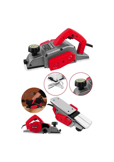 Steiner 4200 Watt Sjs Bakır Sargılı Planya Rende Makinesi Kırmızı