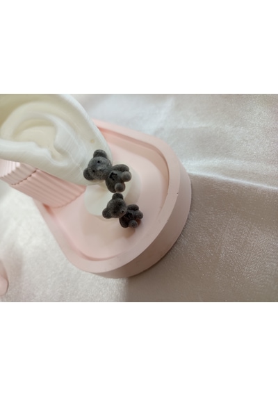 Gri Peluş Ayıcık Küpe