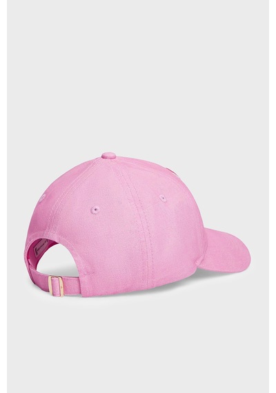 Tommy Hilfiger % 100 Pamuk Logo İşlemeli Şapka Bayan Şapka Aw0aw18338 Tor Pembe