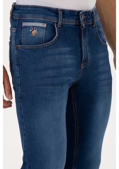 U.S. Polo Assn. Erkek Mavi Slim Fit Jean Pantolon 50316529-DN0022