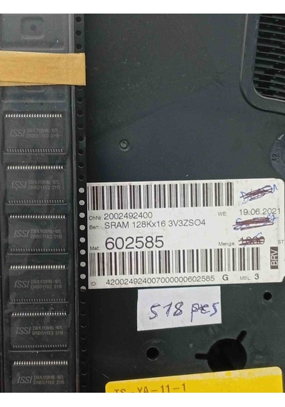 Is61lv12816l-10tl Issı 3 Adet