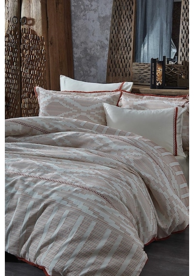 Ecocotton Colossae Çift Kişilik Nevresim Takımı Terra 200x220 Cm Vizon