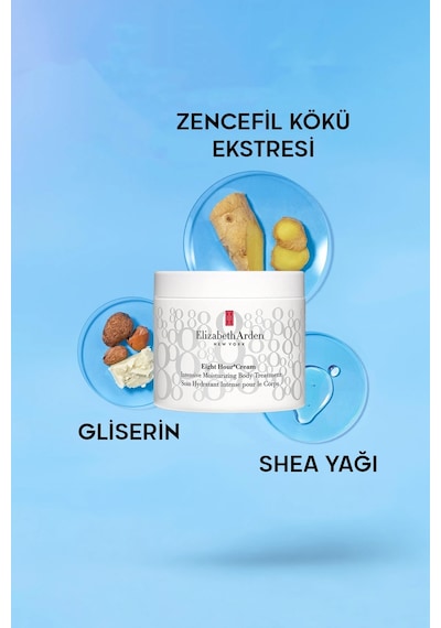 Elizabeth Arden Eight Hour Intensive Moisturizing Body Treatment Çok Kuru Ciltler İçin Yoğun Nemlendirici Vücut Kremi 400 ML﻿﻿