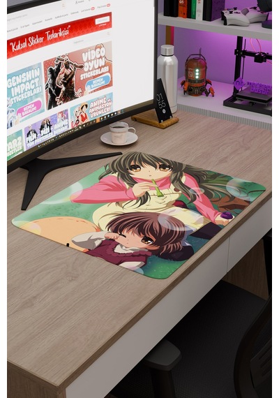 Clannad After Story Anime V2 - 48x40 Xl Gaming Kauçuk Kaymaz Taban Mouse Pad Fare Altlığı