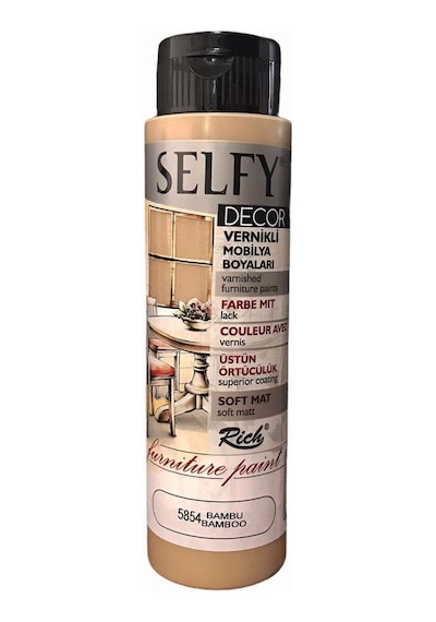 Rich Selfy Decor Vernikli Boya 500Cc - Bamboo 5854