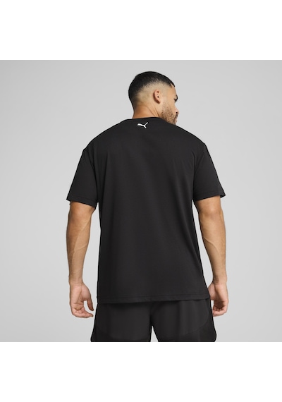 Puma 52657001 M Graphics Train Relaxed Tee Erkek Spor Tişört SIYAH