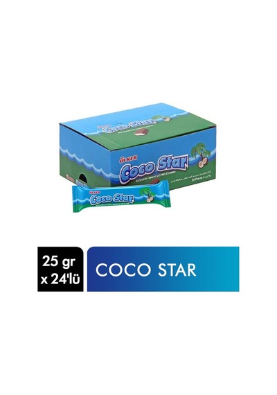Ülker Cocostar Çikolata 25 Gr 24'lü Paket 8'li Paket