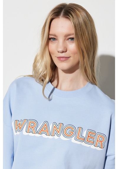 Wrangler Regular Fit Normal Kesim Bisiklet Yaka %100 Pamuk Açık Mavi Kadın Sweatshirt W6R4HAB23 Açık Mavi Wrangler Regular Fit Normal Kesim Bisiklet Yaka %100 Pamuk Açık Mavi Kadın Sweatshirt W6R4HAB23 Açık Mavi
