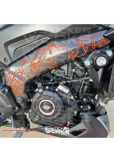 Haha Sticker Motor Araba Dekorasyon Sticker Evrensel 50 Adet 1 Paket 00638682