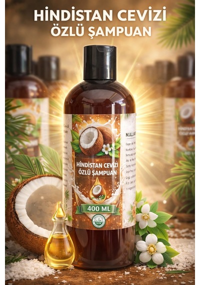 Herbliss Hindistan Cevizi Özlü Şampuan 400 Ml Nemlendirici, Onarıcı Ve Parlaklık Veren Saç Bakımı