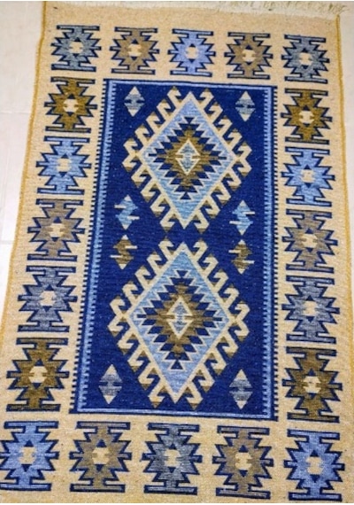 Makine Dokuması Uşak Antik Kilimi, Püsküllü, Her Boyutta
