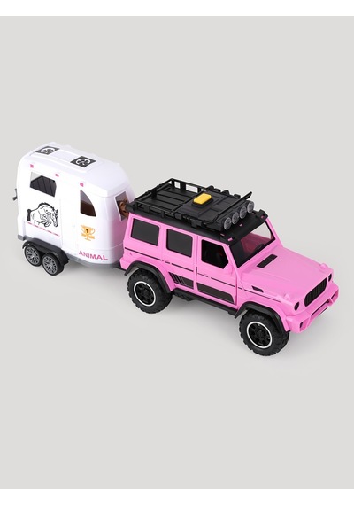 Let's Be Child Drive Sesli Ve Işıklı Pikap Ve At Karavanı - Standart Çok Renkli