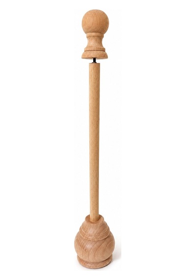 Bali Şemsiyesi Ahşap Ayak 43 Cm Natural Ahşap Rengi Dekoratif Ayak
