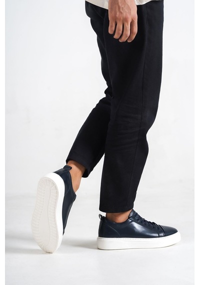 Mubiano Hakiki Deri M3-lcv Lacivert Erkek Spor Ayakkabı & Sneaker Lacivert