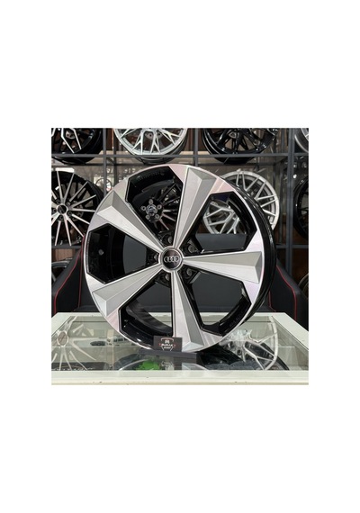 19 İnç 5x112 Audi A3 A4 A5 A6 A8 Black Silver Diamon Jant Takımı 4adet