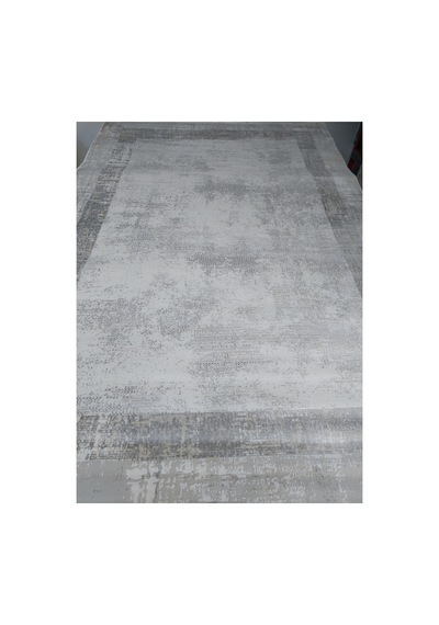 Bloom Serisi 200x290 6m2 Akrilik İplik Dokuma Makina Halısı Gri