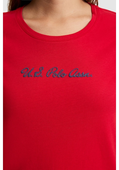 U.s. Polo Assn. Kadın Kırmızı Tişört Basic 50323450-vr030 Kirmizi U.s. Polo Assn. Kadın Kırmızı Tişört Basic 50323450-vr030 Kirmizi