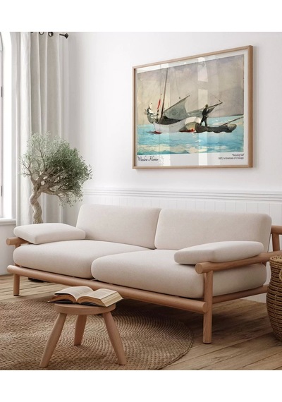 Çerçevesiz Poster Winslow Homer Yelken İstifleme