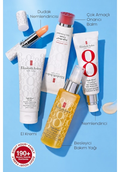 Elizabeth Arden Eight Hour All-Over Miracle Oil Çok Amaçlı Besleyici Yüz Vücut ve Saç Bakım Yağı 100 ML﻿﻿