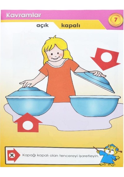 Eğlenceli Kavramlar (5 Kitap Birarada) - Anaokulları Öğretim Seti- Bahçeşehir Yayınları