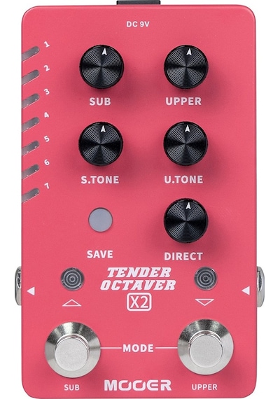 Mooer M730 Tender Octaver X2 Gitar Pedalı
