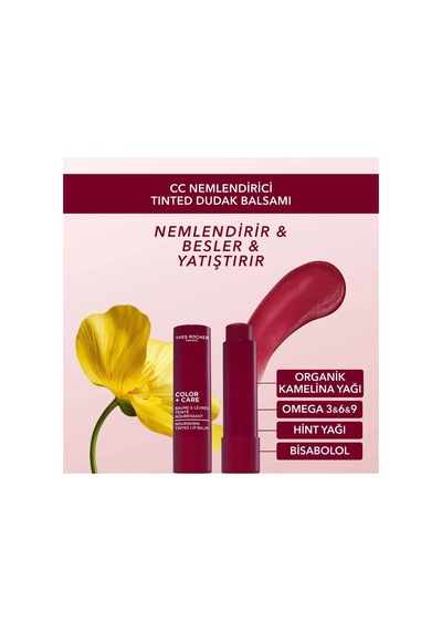 3'lü Cc Nemlendirici Renkli Dudak Balsamı Seti - Frambuaz Nude Pembe Mürdüm Besleyici Lip Balm