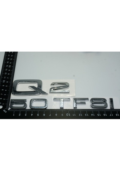 Audi Q2 50 TFSi Krom ABS 3M 3D Bagaj Yazı Logo Ürün