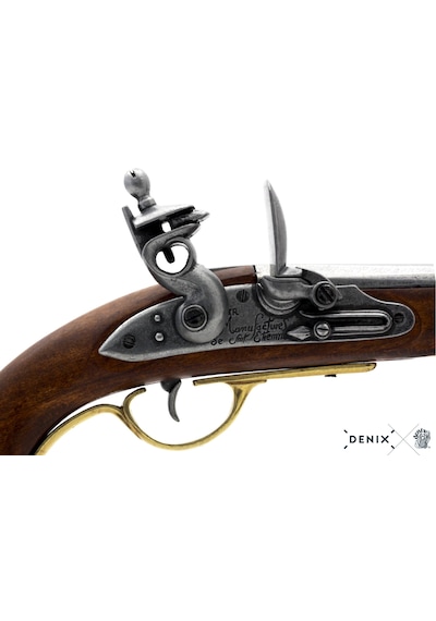 Denix 1806 France Cavalry Pistol 35cm Koleksiyon Obje