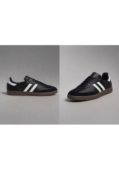 Unisex Ortopedik Sneaker Süper Yumuşak Taban, Yan Ped Deste... Siyah - Beyaz