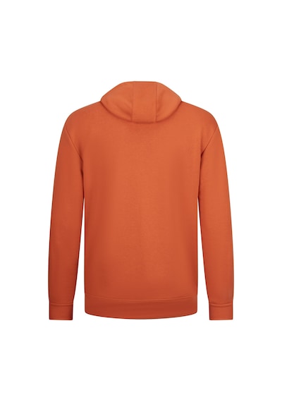 Hatemoğlu Turuncu Regular Fit Fermuarlı Kapüşonlu Sweatshirt Turuncu