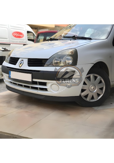 Renault Clio 2 Symbol Hb Sedan 1998-2008 Uyumlu H Lip Esnek Ön Lip 2 Parça Karlık Ön Ek Tampon Altı Dil