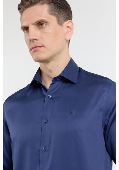 İmza Lacivert Saten İtalyan Yaka Uzun Kol Cepsiz Slim Fit Pamuk Gömlek 1004255231 XL İmza Lacivert Saten İtalyan Yaka Uzun Kol Cepsiz Slim Fit Pamuk Gömlek 1004255231 XL