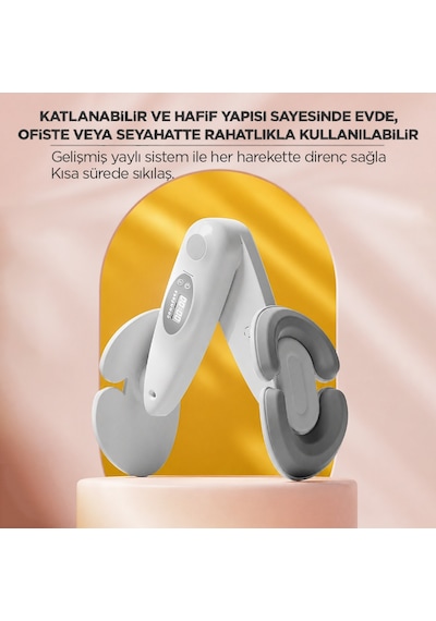 İç Bacak Egzersiz Aleti Thigh Master Kegel Cihazı Pelvik Taban Kas Aleti Kalça ve Kol Sıkılaştırıcı