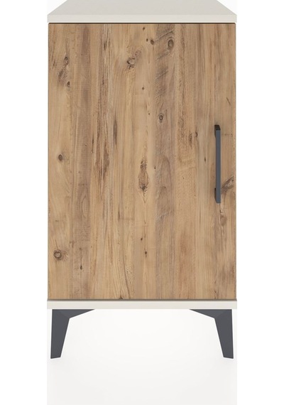 Arges Komodin Tek Raflı Tek Çekmeceli Tek Kapaklı 44x30x80 Aytaşı-çam Aytası