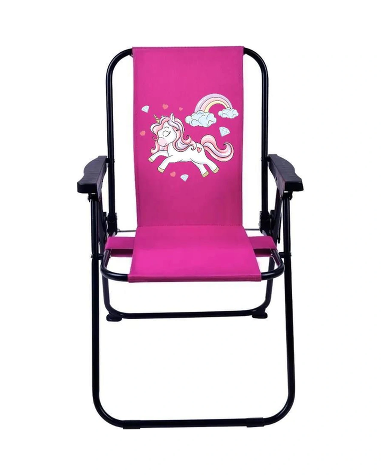Exent 2 6 Yaş, Katlanabilir Çocuk Sandalyesi Ve Masası Tak-çıkar Masa-rainbow Unicorn-pembe Çok Renkli