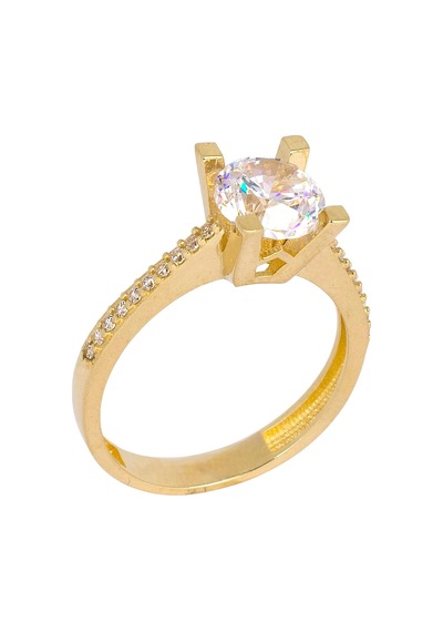 Cigold Tektaş Yüzük 14 Ayar Altın 2,71 Gr Oa-k21101028870