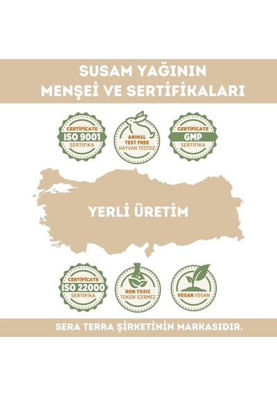Susam Yağı 50 Ml %100 Doğal Saç Bakımı & Parlak Görünüm