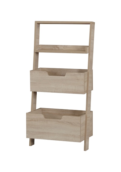 Pasifichome Low Oyuncak Montessori Raflı Kitaplık&Oyuncak Dolabı Açık Meşe