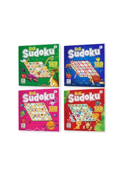 5-8 Yaş Stickerlı Sudoku Seti 440 Adet Sticker