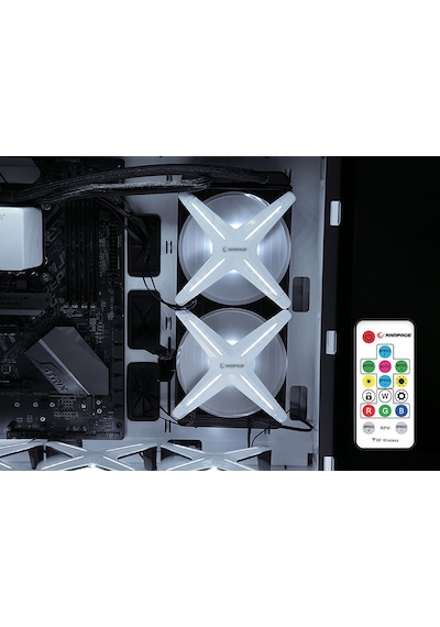 Rampage X12 Kıt Rgb 1200Rpm Beyaz Gaming Oyuncu Kasa Fan Kiti