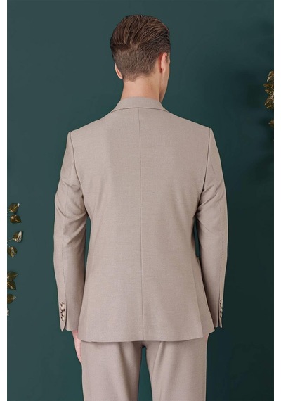 Efor C 659 Slim Fit Bej Spor Ceket Bej